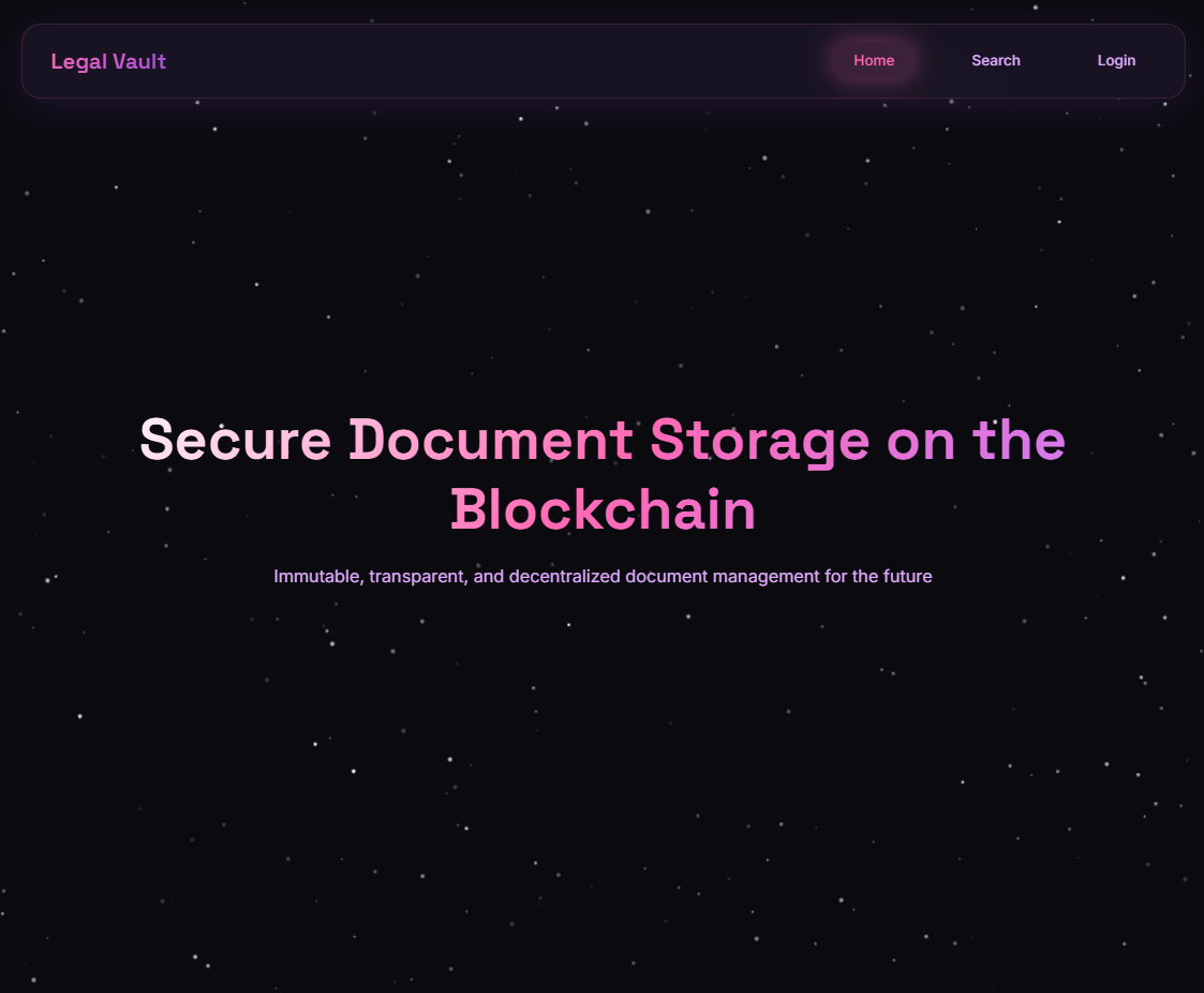 Legal Vault Project